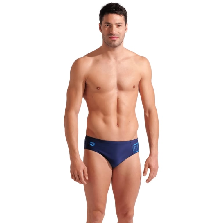 Плавки Arena Scratchy Swim Briefs 010282-700 темно-синій 85 (3468337640912) - фото 1