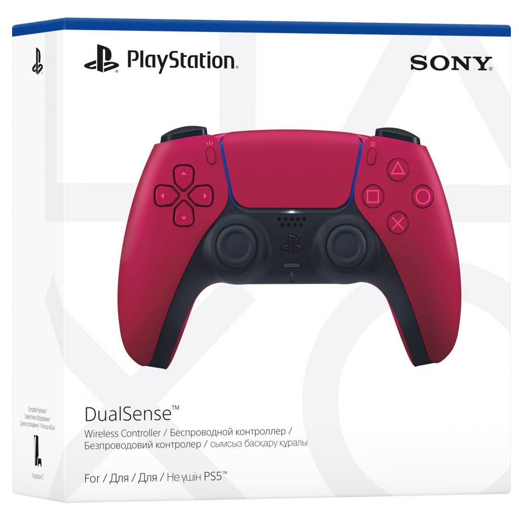 Геймпад Sony Playstation DualSense Bluetooth PS5 Cosmic Red (1000050249) - фото 6 Геймпад Sony Playstation DualSense Bluetooth PS5 Cosmic Red (1000050249) - фото 6
