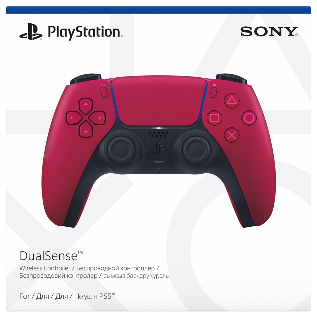Геймпад Sony Playstation DualSense Bluetooth PS5 Cosmic Red (1000050249) - фото 7 Геймпад Sony Playstation DualSense Bluetooth PS5 Cosmic Red (1000050249) - фото 7