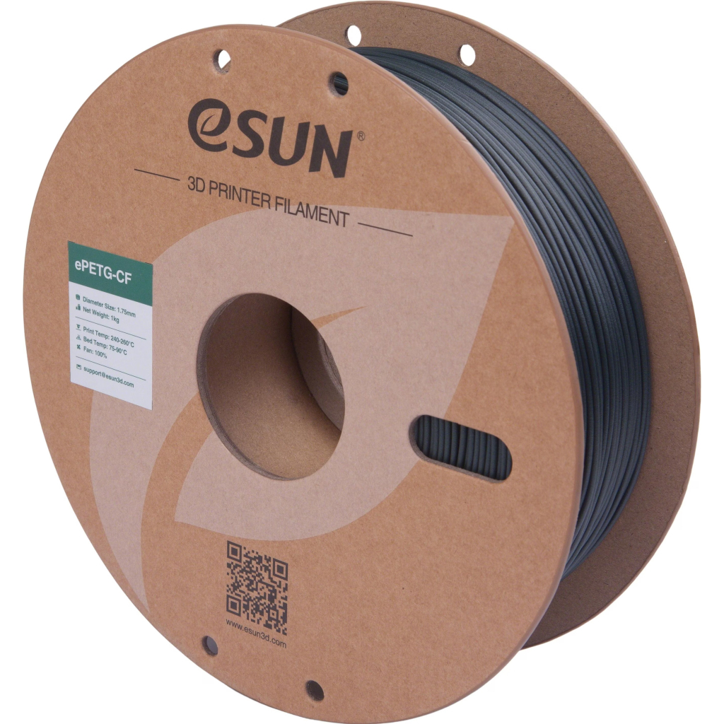 Пластик для 3D-принтера eSUN ePETG-CF 1,75mm 1kg BLACKISH GREEN (EPETG-CF-P175BG1) - фото 1 Пластик для 3D-принтера eSUN ePETG-CF 1,75mm 1kg BLACKISH GREEN (EPETG-CF-P175BG1) - фото 1