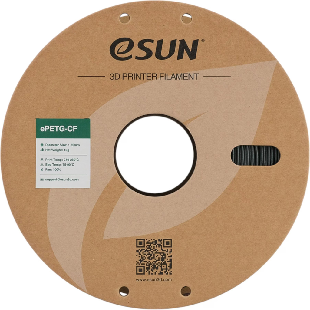 Пластик для 3D-принтера eSUN ePETG-CF 1,75mm 1kg BLACKISH GREEN (EPETG-CF-P175BG1) - фото 2 Пластик для 3D-принтера eSUN ePETG-CF 1,75mm 1kg BLACKISH GREEN (EPETG-CF-P175BG1) - фото 2