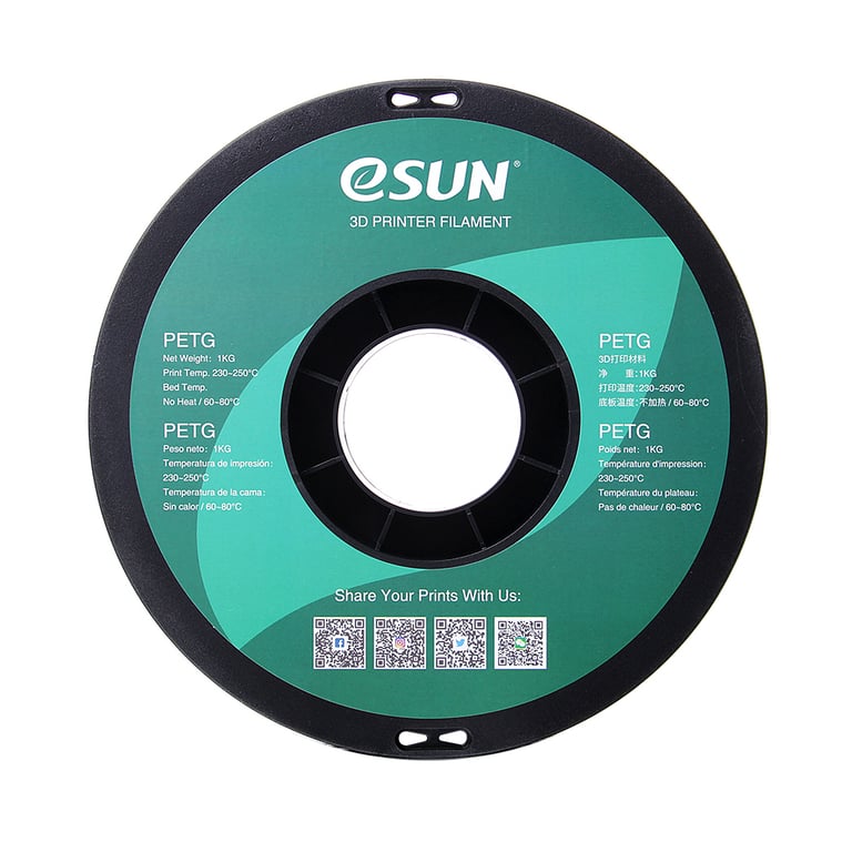 Пластик для 3D-принтера eSUN PETG 1,75mm 1kg SOLID GREEN (PETG-P175SG1) - фото 2
