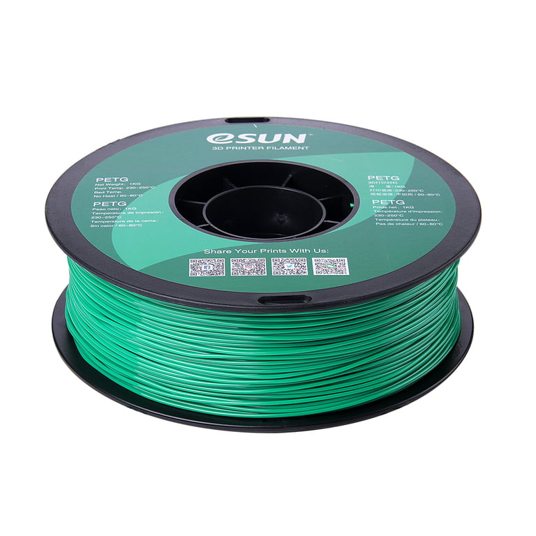 Пластик для 3D-принтера eSUN PETG 1,75mm 1kg SOLID GREEN (PETG-P175SG1) - фото 3