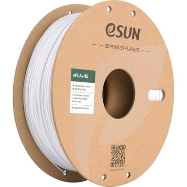 Пластик для 3D-принтера eSUN ePLA+HS, 1,75мм, 1кг, cold white (EPLA+HS-P175CW1) - фото 1