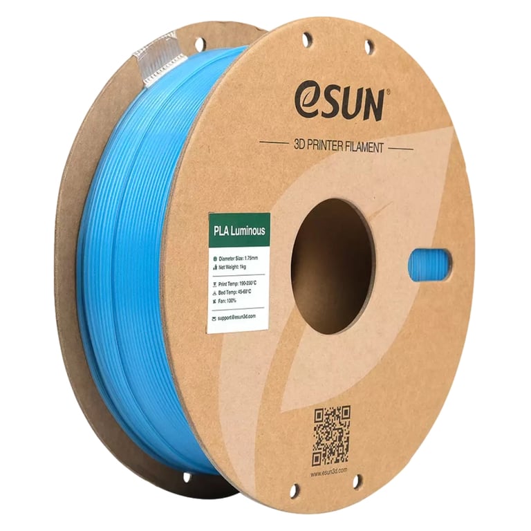 Пластик для 3D-принтера eSUN ePLA-LUMINOUS 1,75mm 1kg BLUE (EPLA-LUMINOUS175LU1)