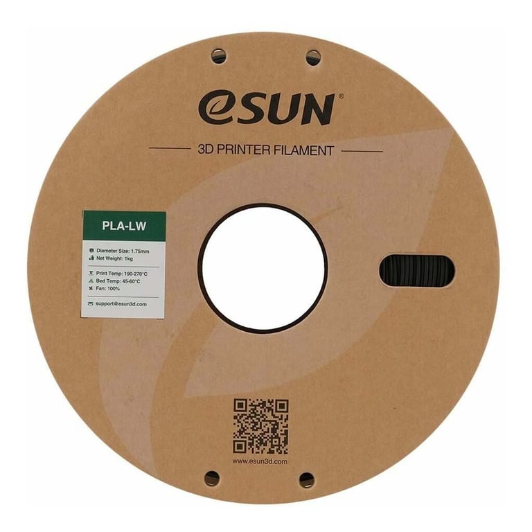 Пластик для 3D-принтера eSUN PLA LW 1,75mm 1kg BLACK (PLA-LW175B1P1) - фото 2