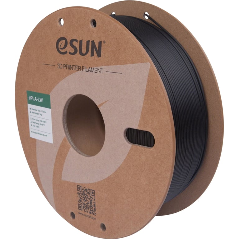 Пластик для 3D-принтера eSUN PLA LW 1,75mm 1kg BLACK (PLA-LW175B1P1) - фото 3