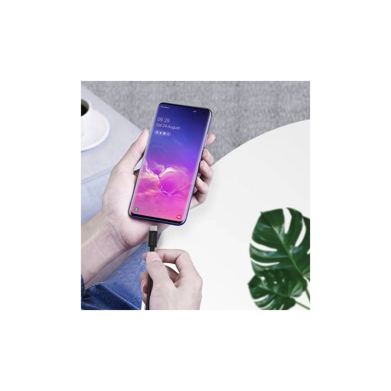 Дата кабель USB 2.0 AM to USB-C 3.0m 18W PVC black Choetech (AC0004-BK) - фото 5