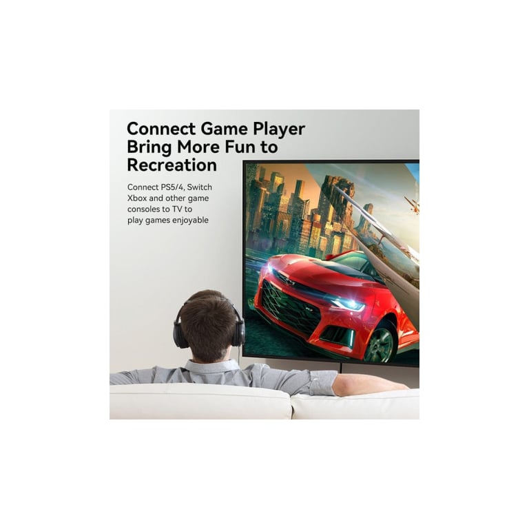 Кабель мультимедійний HDMI M to HDMI M 3.0m V2.0 4K60Hz PVC black Vention (ALIBI) - фото 5