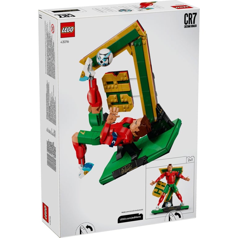Конструктор LEGO Editions Football Кріштіану Роналду — легенда футболу (43016) - фото 6