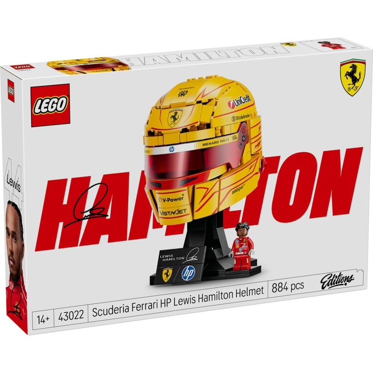Конструктор LEGO Editions Formula 1 Шолом Льюїса Гамільтона з команди Scuderia Ferrari HP (43022-) - фото 1
