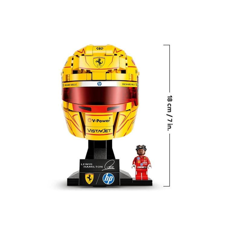 Конструктор LEGO Editions Formula 1 Шолом Льюїса Гамільтона з команди Scuderia Ferrari HP (43022-) - фото 7