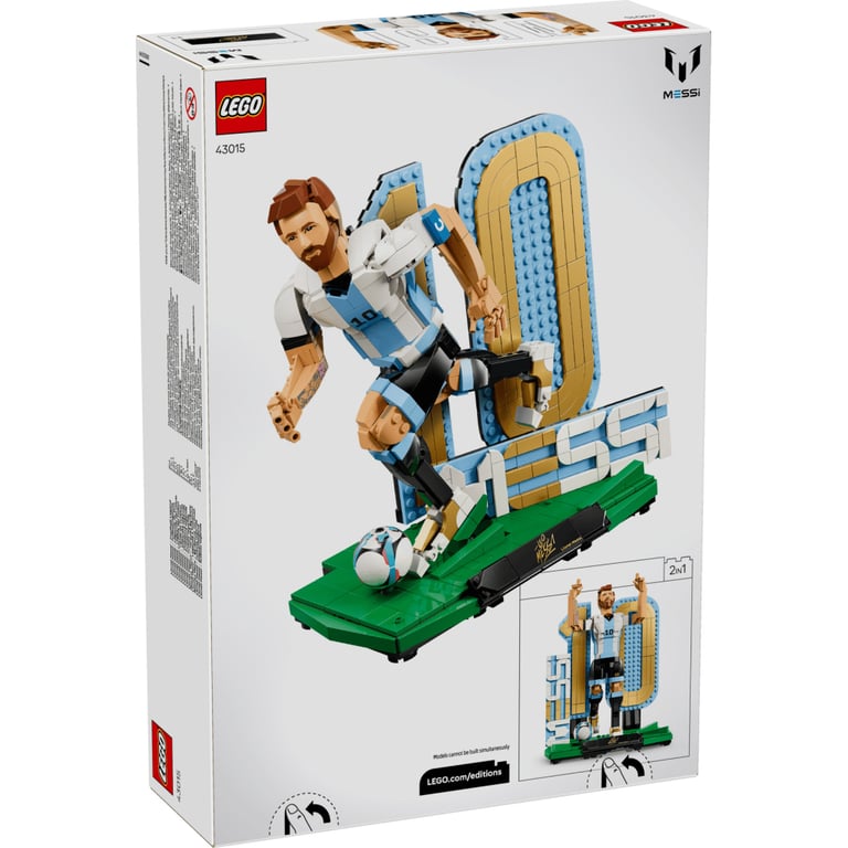 Конструктор LEGO Editions Football Ліонель Мессі — легенда футболу (43015) - фото 6