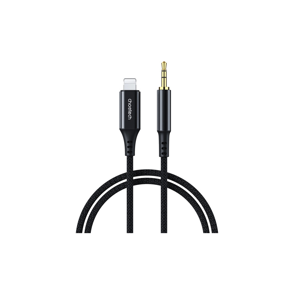 Кабель мультимедійний Lightning to 3.5mm M 2.0m Choetech (AUX009) - фото 1 Кабель мультимедійний Lightning to 3.5mm M 2.0m Choetech (AUX009) - фото 1