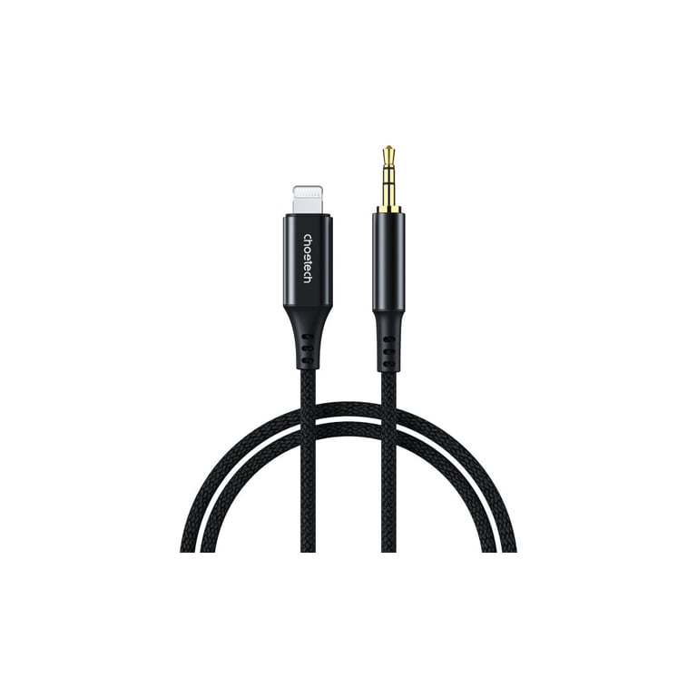 Кабель мультимедійний Lightning to 3.5mm M 2.0m Choetech (AUX009) - фото 1