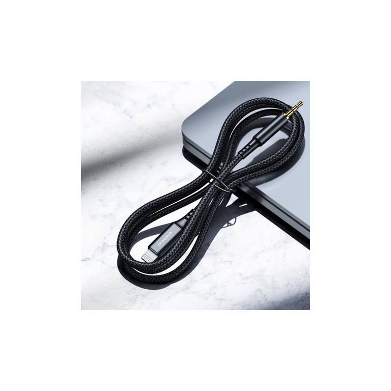 Кабель мультимедійний Lightning to 3.5mm M 2.0m Choetech (AUX009) - фото 5