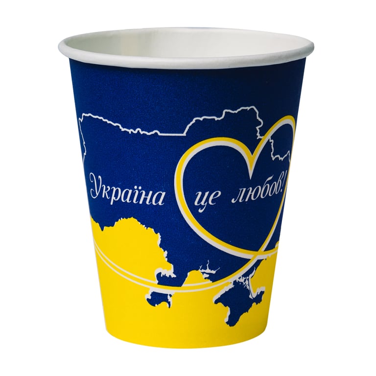 Стакани одноразові Україна PATRIOT паперові 250 мл 50 шт (CUP250PAT) - фото 4