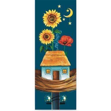 Закладки для книг Люцинка "Хата" 1 шт. (ЛК000000014) (2000000000014) - фото 1
