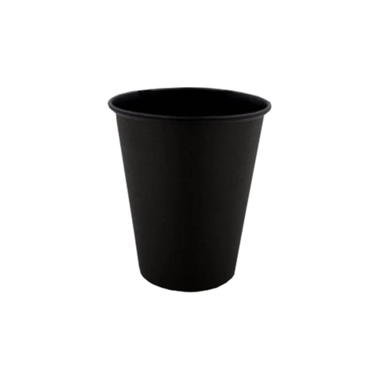 Стакани одноразові Україна паперові 250 мл 50 шт Total BLACK (CUP250BL)