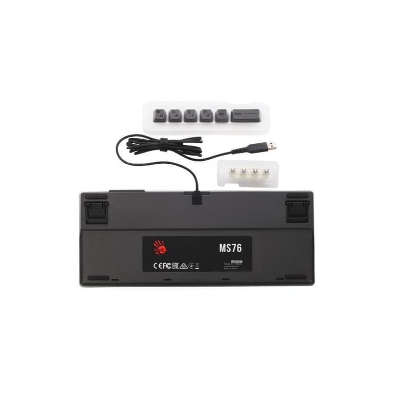 Клавіатура A4Tech Bloody MS76 USB UA Iron Grey (4711421003292) - фото 6