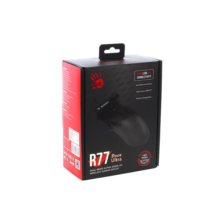 Мишка A4Tech Bloody R77 Ultra Wireless Dock Black (4711421003575) - фото 9