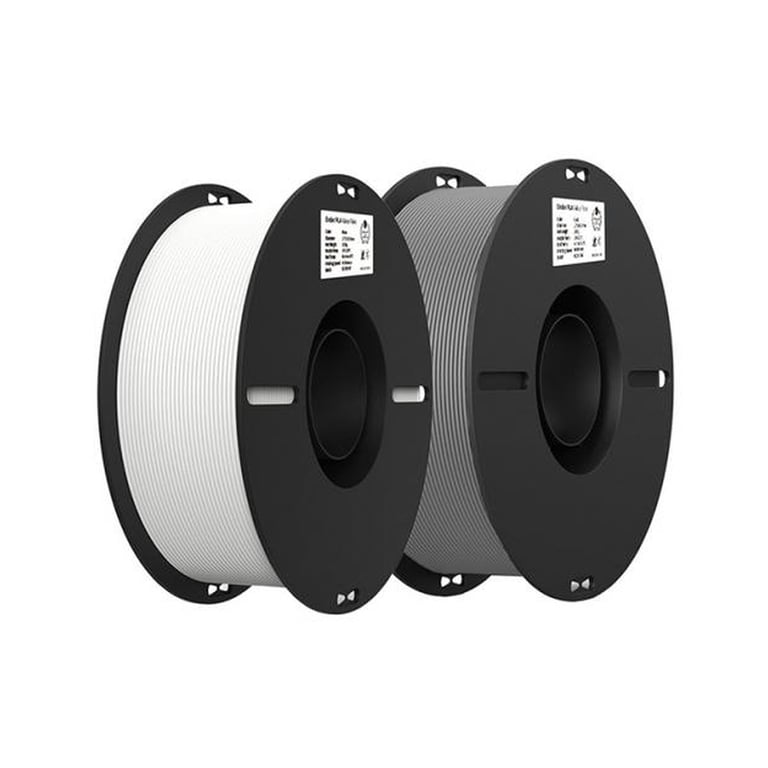 Пластик для 3D-принтера Creality Ender PLA 1.75мм, 2x1кг, white+grey (3301010365) - фото 1