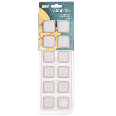 Форма для льоду ARDESTO Fresh, 26х9.5х3.5см, силікон, пластик, бежевий (AR3595BE) - фото 1