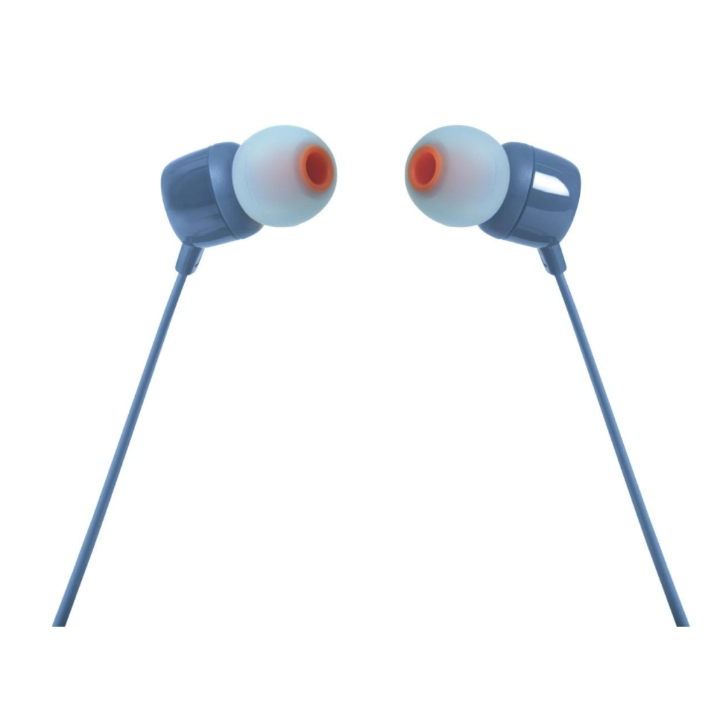 Навушники JBL 110 Eco Blue (JBLT110BLUE) - фото 1