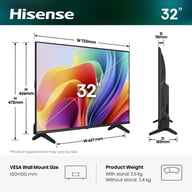Телевізор Hisense 32A4S - фото 8