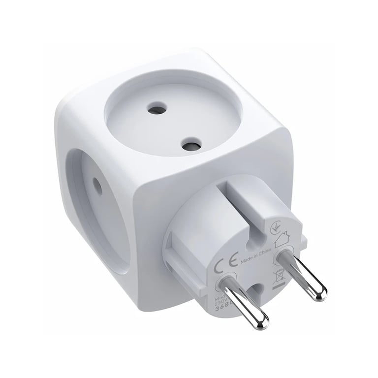 Мережевий розгалужувач ColorWay CW-CHE4W 4 розетки (CW-CHE4W) - фото 2