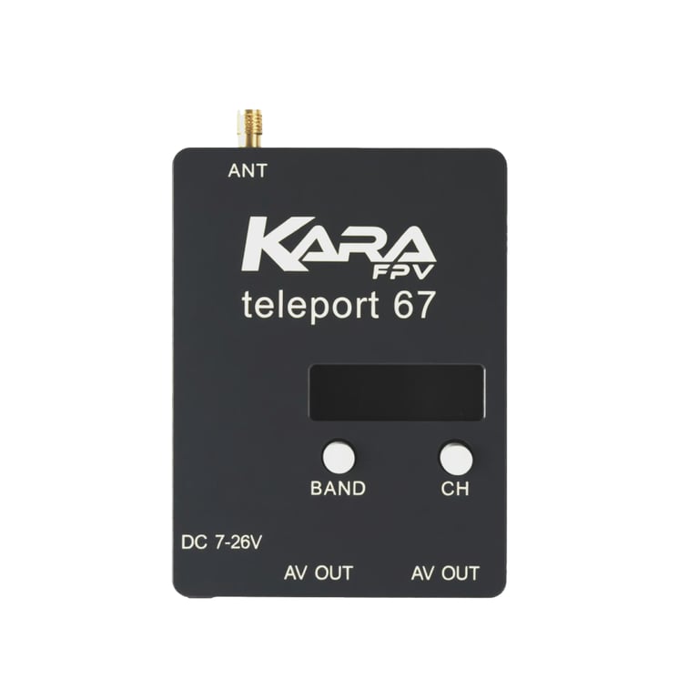 Відеоприймач (VRX) KaraFPV Teleport67 6.1G-7.2G (RX6704) - фото 1