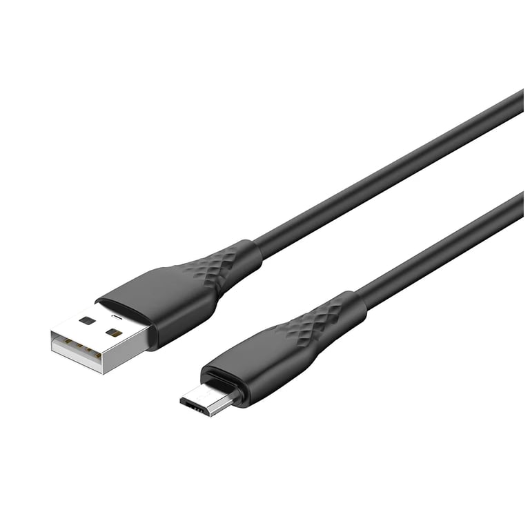 Дата кабель USB 2.0 AM to Micro 5P 1.0m 3A textured PVC black ColorWay (CW-CBUM094-BK) - фото 2