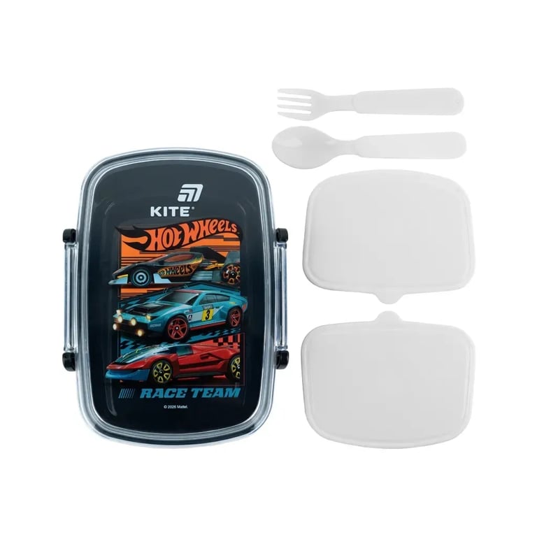 Ланч-бокс дитячий Kite Hot Wheels з наповненням 750 мл (HW26-181) - фото 5