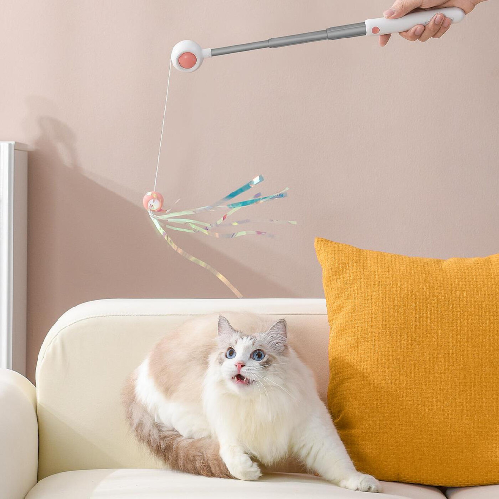 Іграшка для котів Petgravity Інтерактивна висувна вудочка з лазером блакитна (PG-CT053B) - фото 7 Іграшка для котів Petgravity Інтерактивна висувна вудочка з лазером блакитна (PG-CT053B) - фото 7