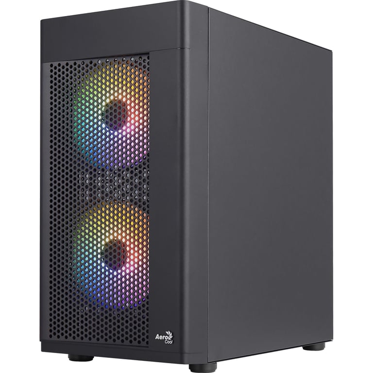Корпус для ПК AeroCool Hexform-G-BK-v2 Black 600W (ACCX-PV38004.11) - фото 2