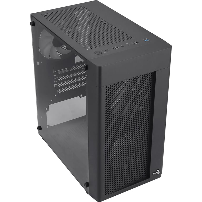 Корпус для ПК AeroCool Hexform-G-BK-v2 Black 600W (ACCX-PV38004.11) - фото 7