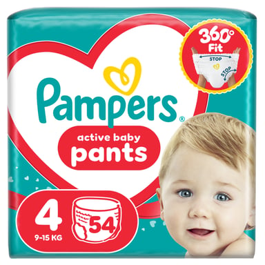 Підгузки Pampers Active Baby Pants Розмір 4 (9-15 кг) 54 шт (8006530316668) - фото 1