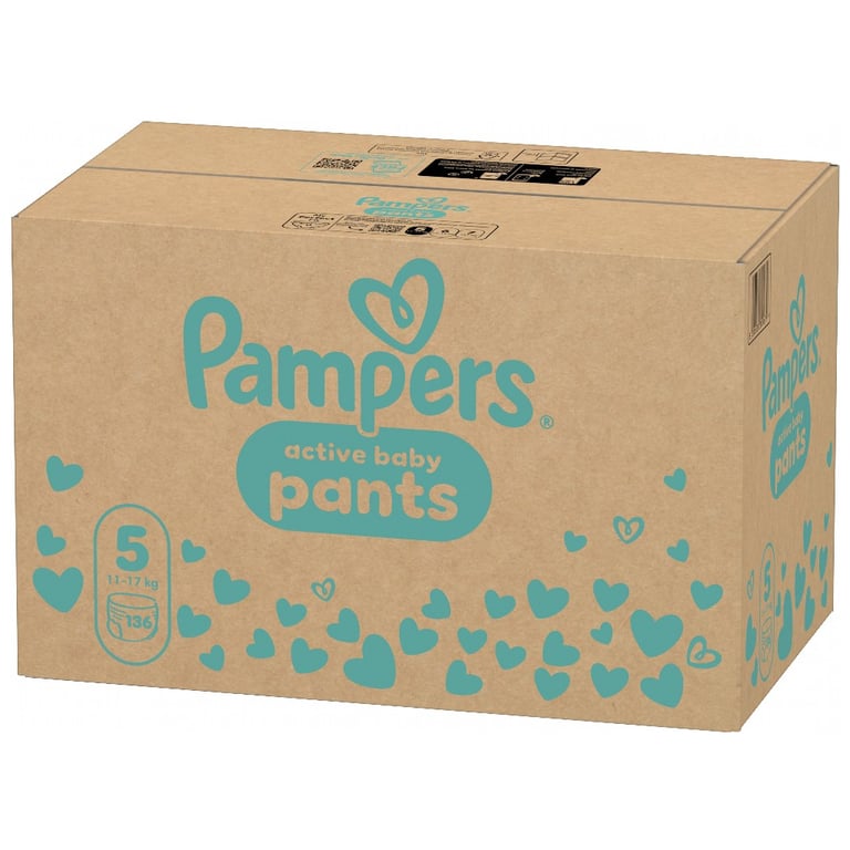 Підгузки Pampers Active Baby Pants Розмір 5 (11-17 кг) 136 шт (8006530305679) - фото 2