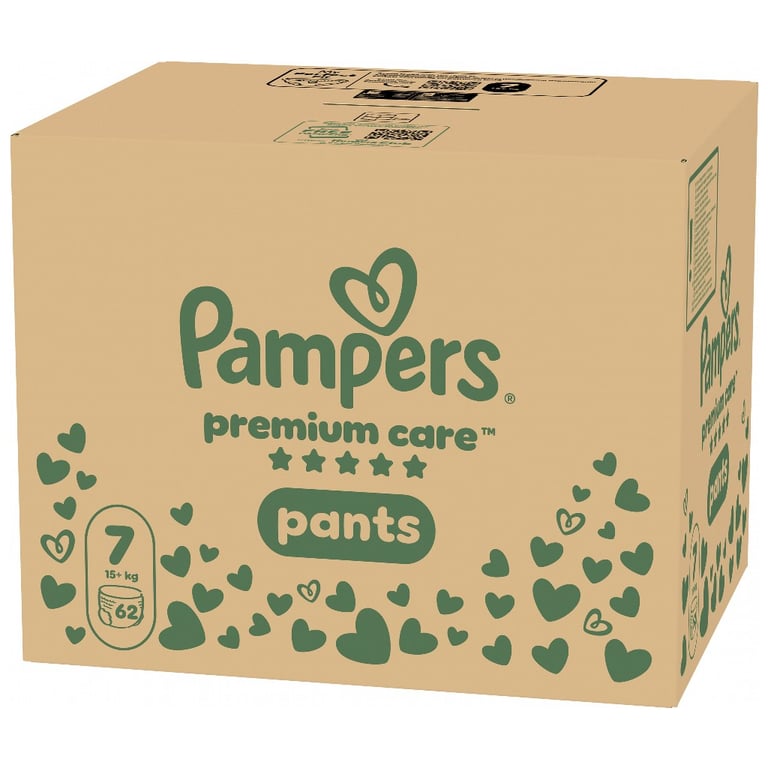 Підгузки Pampers Premium Care Pants Розмір 7 (15+ кг) 62 шт (8006530320245) - фото 2