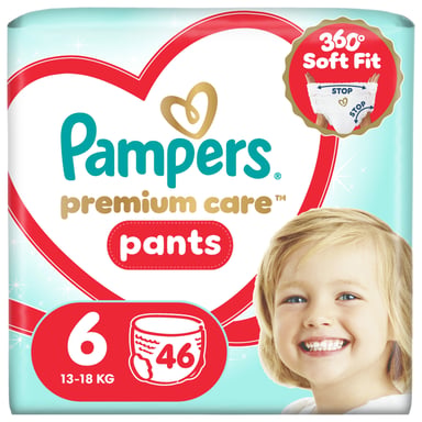 Підгузки Pampers Premium Care Pants Розмір 6 (13-18 кг) 46 шт (8006530320054) - фото 1