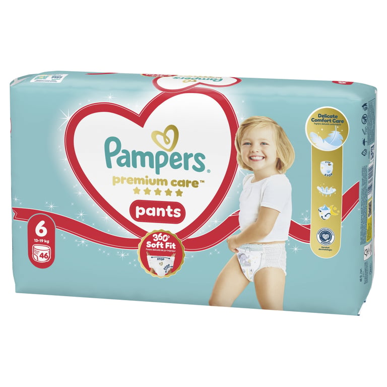 Підгузки Pampers Premium Care Pants Розмір 6 (13-18 кг) 46 шт (8006530320054) - фото 2