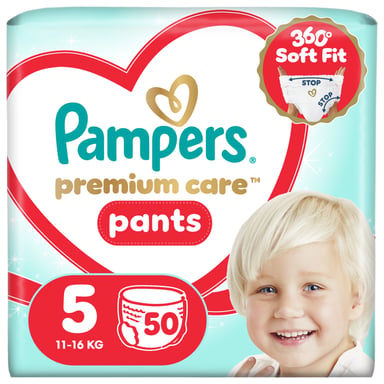 Підгузки Pampers Premium Care Pants Розмір 5 (11-16 кг) 50 шт (8006530320085) - фото 1