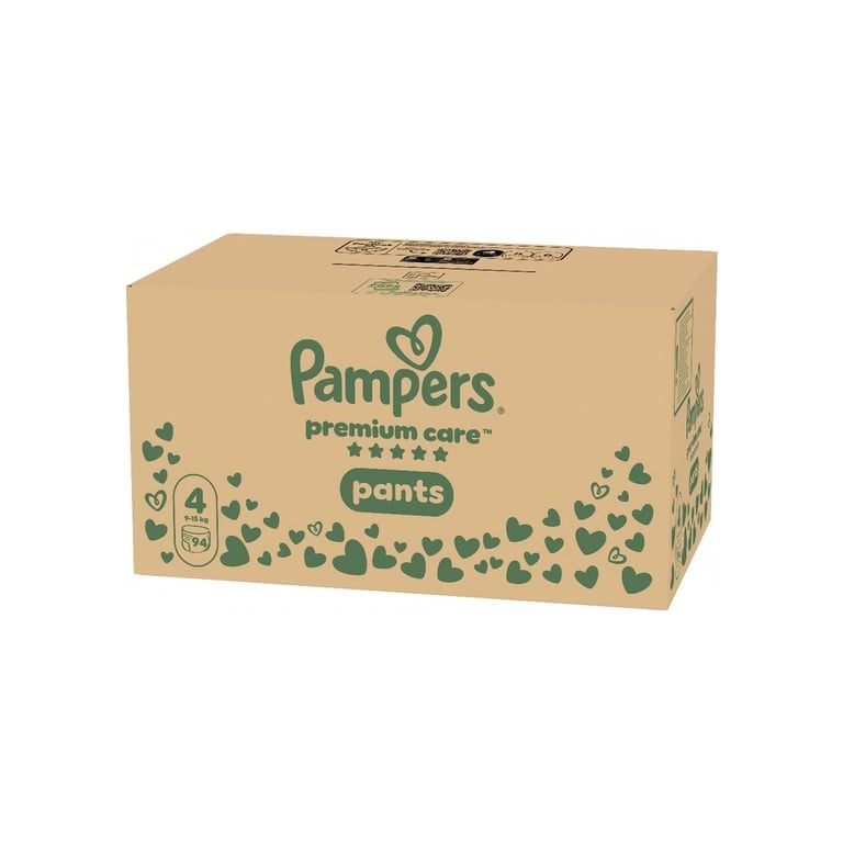 Підгузки Pampers Premium Care Pants Розмір 4 (9-15 кг) 94 шт (8006530320160) - фото 2