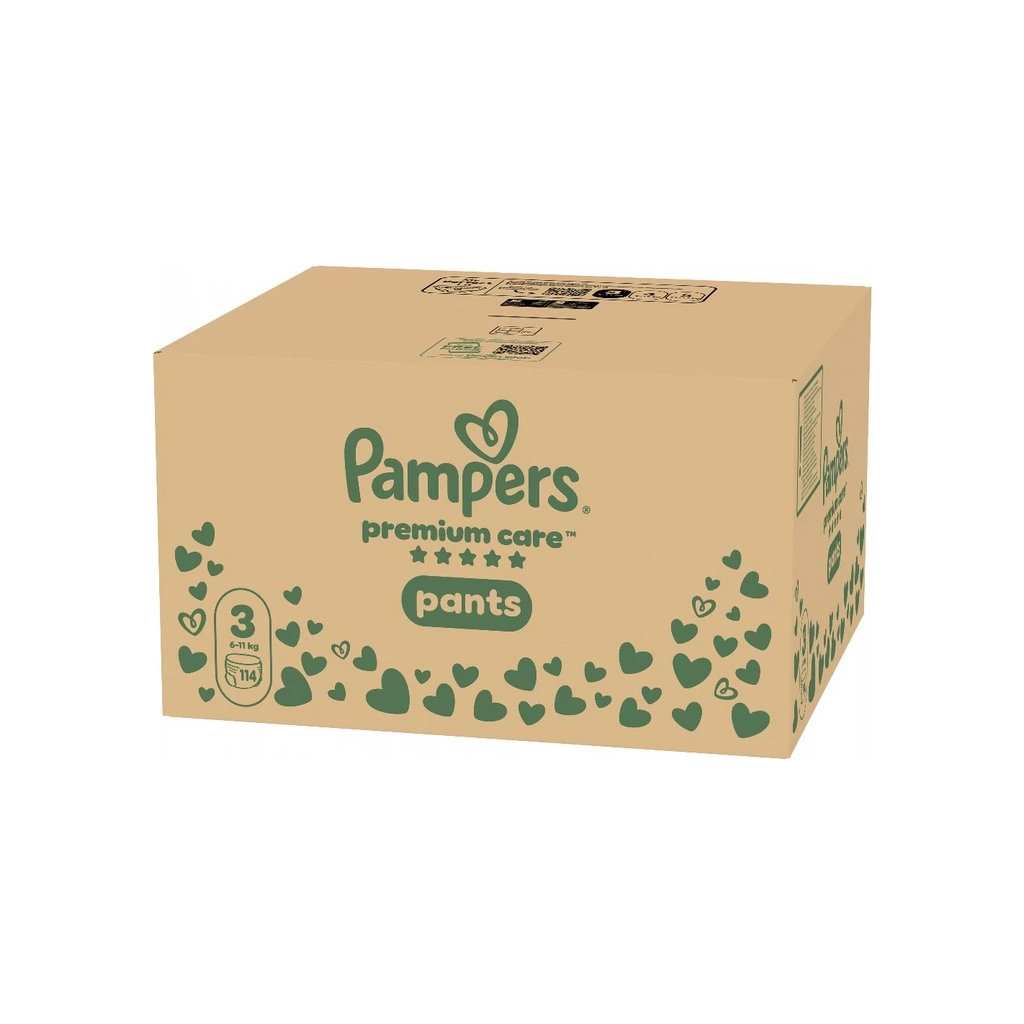 Підгузки Pampers Premium Care Pants Розмір 3 (6-11 кг) 114 шт (8006530320184) - фото 2 Підгузки Pampers Premium Care Pants Розмір 3 (6-11 кг) 114 шт (8006530320184) - фото 2
