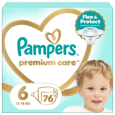 Підгузки Pampers PAMPERS Дитячі підгузники Premium Care Giant (13-18 кг) Мега Упаковка (8006530260176) - фото 1