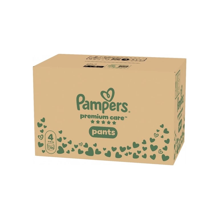 Підгузки Pampers Premium Care Pants Розмір 4 (9-15 кг) 124 шт (8006530315852) - фото 2