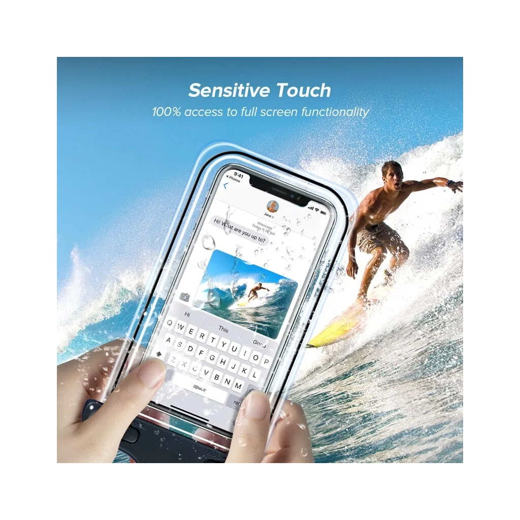 Чохол до мобільного телефона XoKo Waterproof Universal 6.9 (XK-UWPC-BK-69) - фото 8 Чохол до мобільного телефона XoKo Waterproof Universal 6.9 (XK-UWPC-BK-69) - фото 8