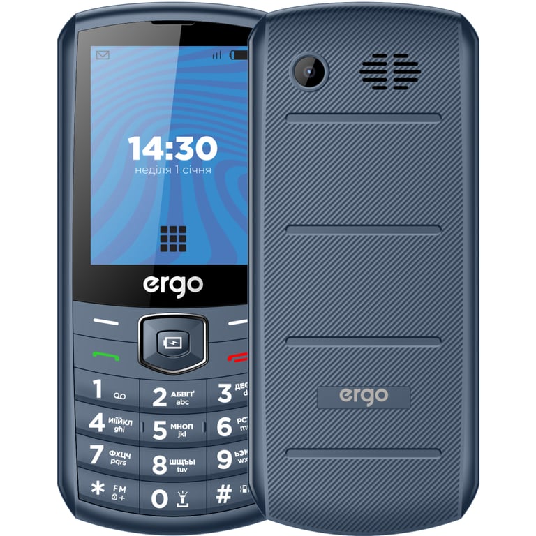Мобільний телефон Ergo E285 Blue - фото 1