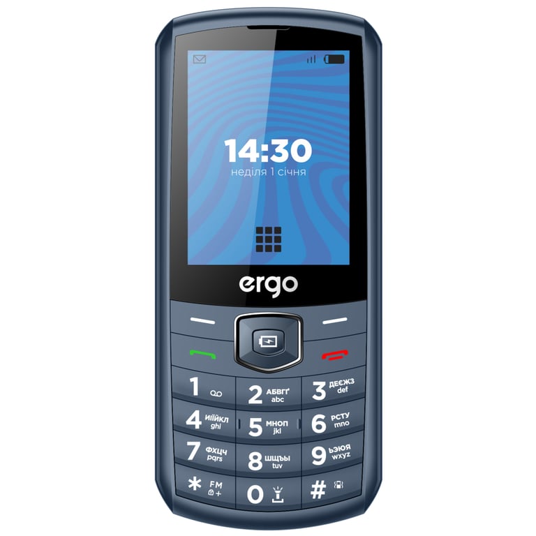 Мобільний телефон Ergo E285 Blue - фото 2