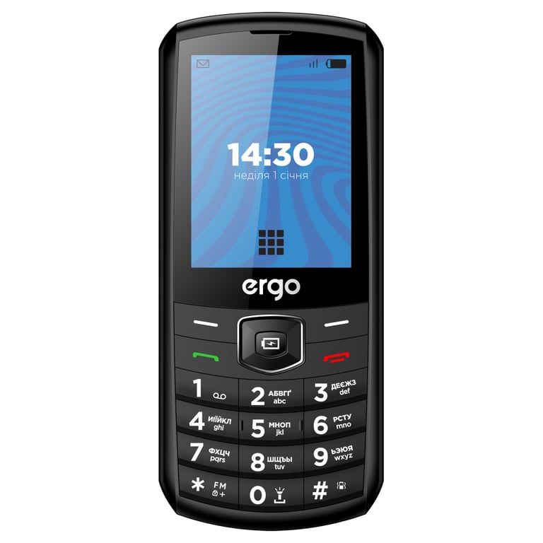 Мобільний телефон Ergo E285 Black - фото 2